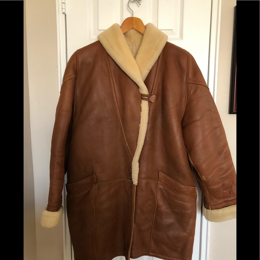 100% Authentic Shearling Unisex Coat